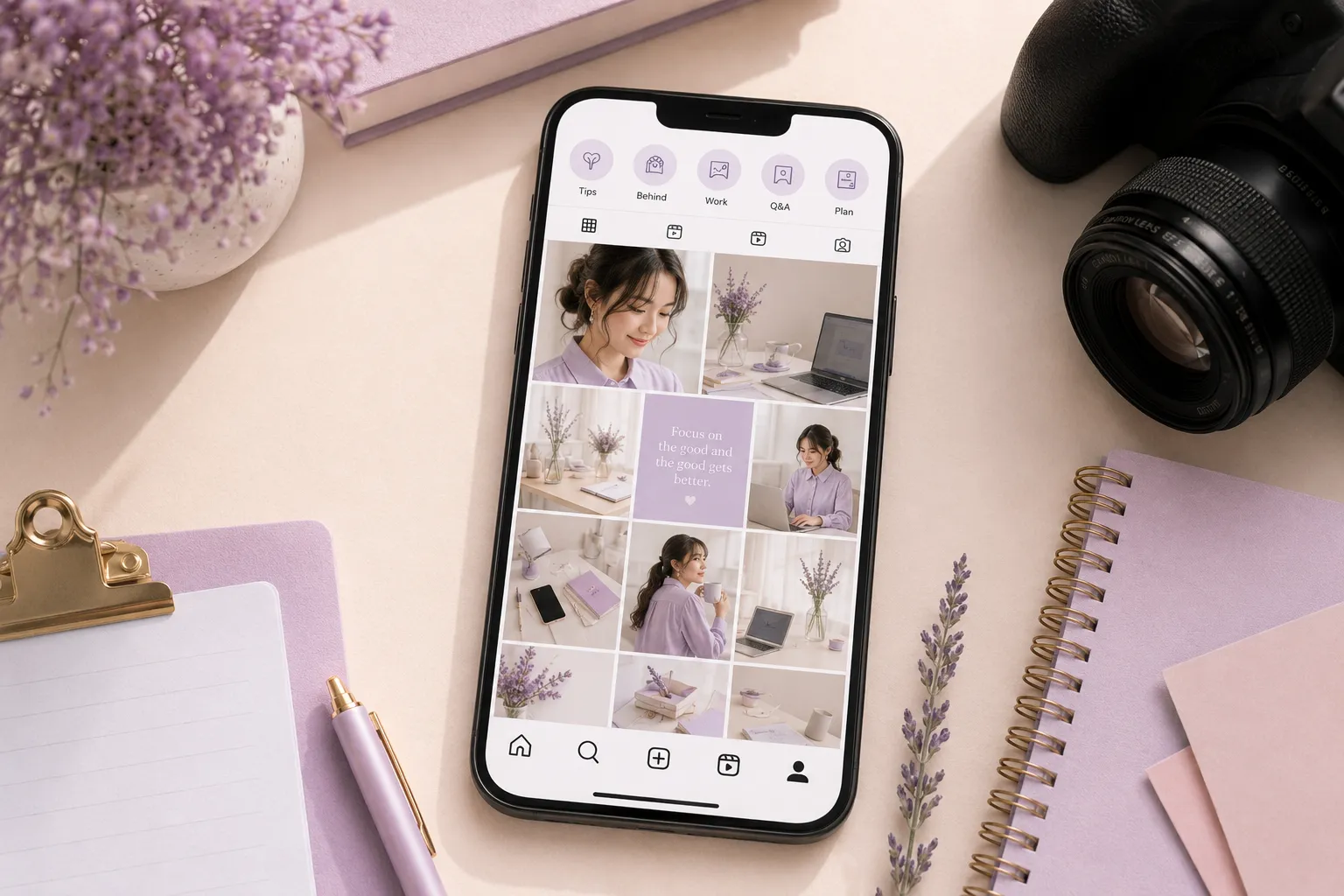 Karya social media dan konten untuk Feed Instagram