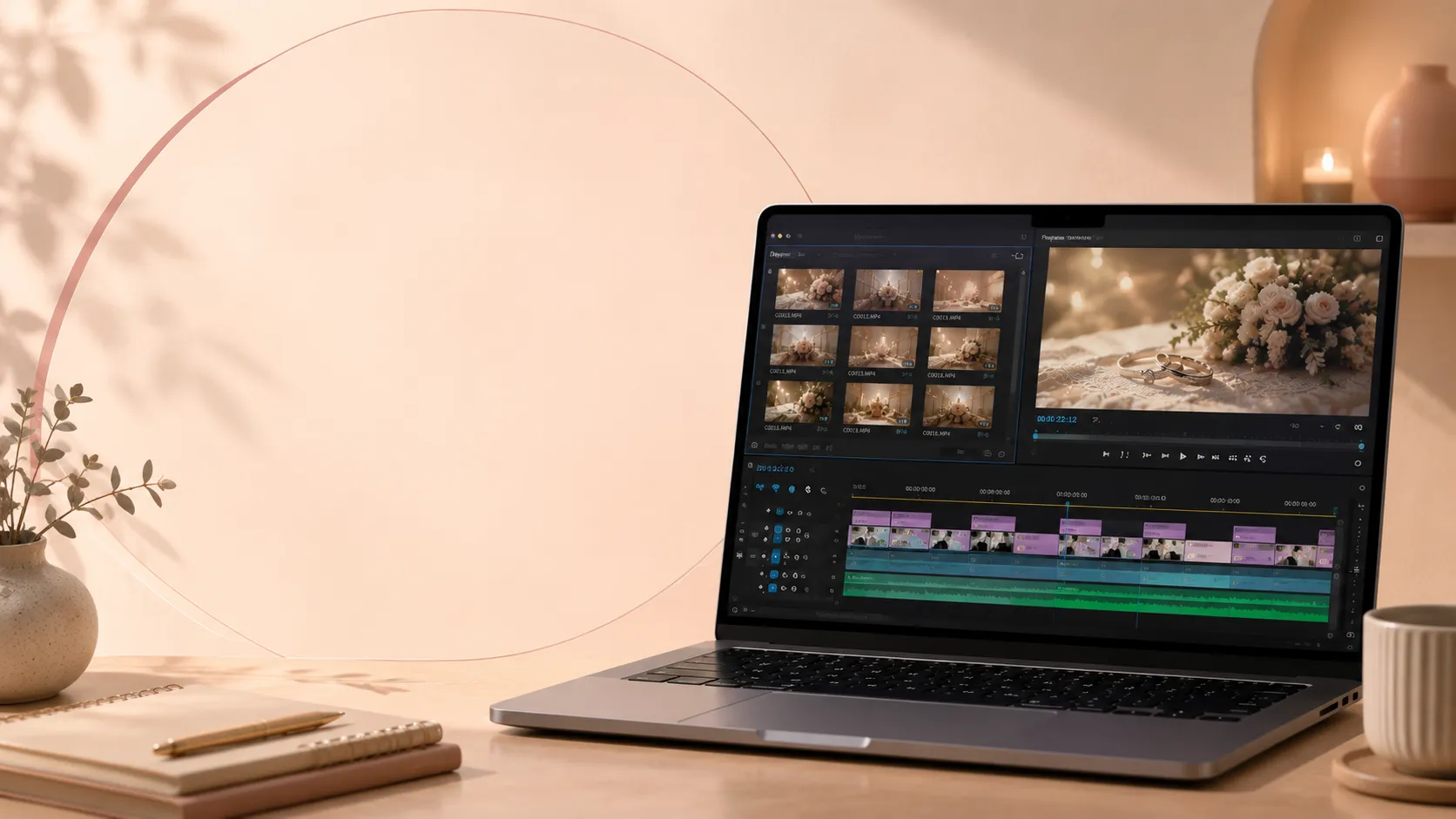 Karya video editing untuk Video Wedding